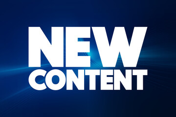 Poster - new content text quote, concept background.