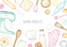 Baking Ingredients Frame