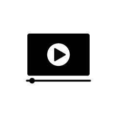 Poster - play icon. video play symbol. vector icon for website design, app.