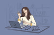 © Valery - Online communication and video conference concept