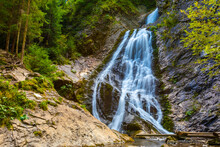 Bride's Veil Waterfall, Cascada Valul Miresei, Apuseni, Cluj County, Romania