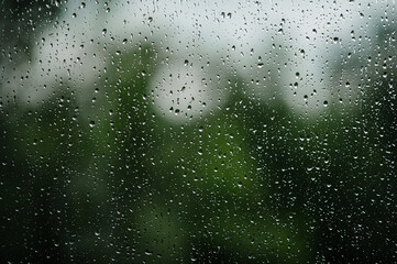 rain drops on window