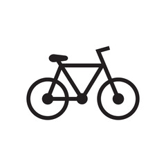 Poster - Bicycle fitness or messenger bike icon