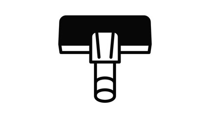 Poster - Vacuum cleaner tool icon animation outline best object on white background