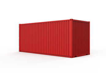 Red Container - Isolated