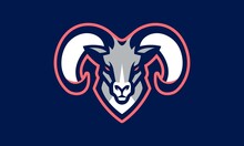Ram Sports Vector Mascot Logo Design