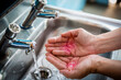 © Image Source RF - UK, England, Devon, Close-up of woman's hands with soap