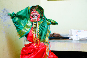 Wall Mural - goddess sculpture in indian wedding