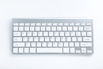 Poster - Computer keyboard on white background