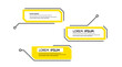 © form and form  - Digital callouts, titles frame text, HUD . Set of templates, modern banners, presentation isolated. Vector design of title bar for infographics, advertising, video production.
