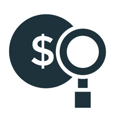 Search Dollar Vector Icon