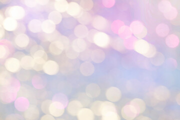 Wall Mural - abstract festive blurred bokeh background