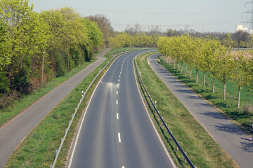 Poster - Leere Strasse