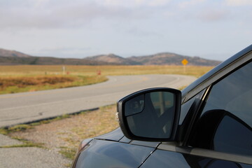 car on the road