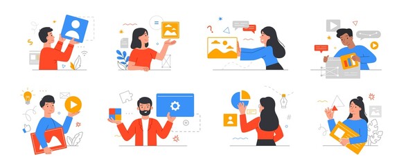 Poster - landing page websites design
