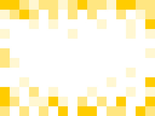 Poster - Pixelated Abstract Yellow Background Texture with Pixels and an Aspect Ratio of 4:3. Vector Image.