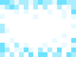 Poster - Pixelated Abstract Blue Background Texture with Pixels and an Aspect Ratio of 4:3. Vector Image.