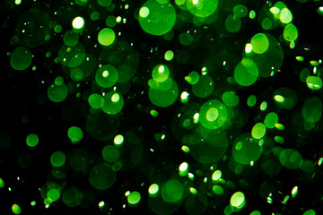 Wall Mural - Vintage green bokeh from natural water