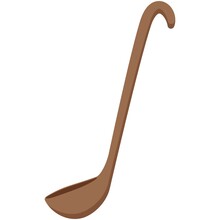 Wooden Spoon Ladle Vector Illustration On White