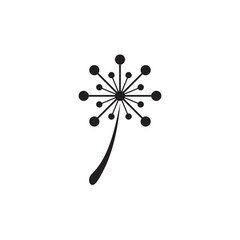 Sticker - Dandelion flower logo design template