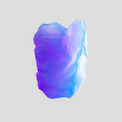 Poster - abstract blue gradient design element, futuristic rock stone material. suitable for social media pos
