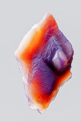 Poster - abstract yellow-purple gradient design element, futuristic rock stone material. suitable for social 