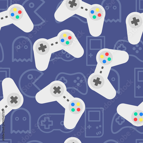 video-game-controller-seamless-pattern-joystick-vector-background-good-for-printing-devices-overlapping-background