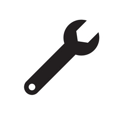 Canvas Print - wrench vector icon