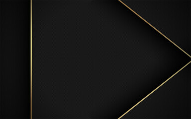 Abstract pattern luxury dark black with gold. premium background patterns