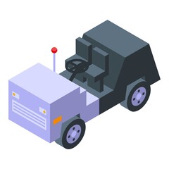 Poster - Airport service cart icon. Isometric of Airport service cart vector icon for web design isolated on white background