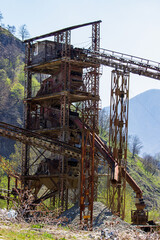 Sticker - Factory site in the mountains