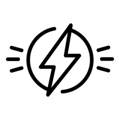 Poster - Light realization icon. Outline Light realization vector icon for web design isolated on white background