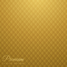 Beautiful Gold Abstract Background With Gold Diamond Abstract Pattern. Business Design. Shining Background. 3D Luxury Flat Style. Vector Illustration Of EPS 10.