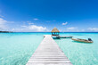 © JCB - Jetty on the blue lagoon