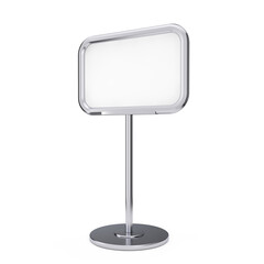 Aufkleber - Blank Info Stand with Free Space for Your Design. 3d Rendering