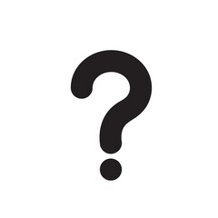 Poster - question mark icon in flat, isolated and trendy style. Exclamation mark background for your website design logo, app, UI. Vector icon illustration.