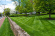 © kosoff - freshly mown lawn on the lawn of the house