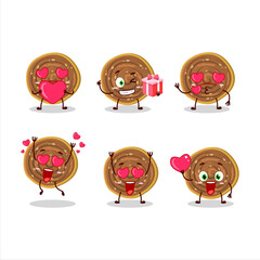 Sticker - Bakarvadi cartoon character with love cute emoticon