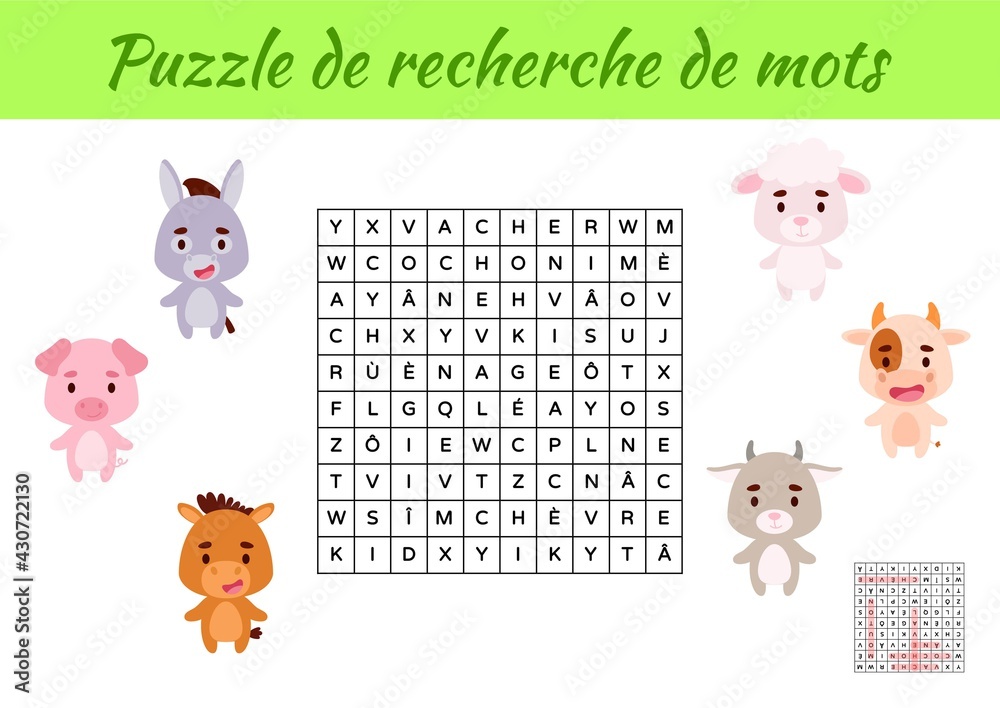 Study F Rence Word Puzzle de recherche de mots - Word search puzzle with pictures ...