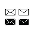 © Checha - Mail icon. Envelope sign. Vector pictogram sms. Email.