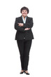 © ASDF - in full growth.Mature business woman in a pantsuit .