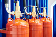 Gas extinguishing modules