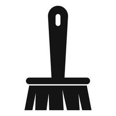 Wall Mural - Cleaner brush icon, simple style