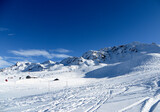 Fototapeta Góry - Ski resort in the alps