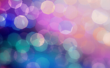 Wall Mural - blurred backdrop, blurred background, circle blur, bokeh blur from the light shining through as a ba