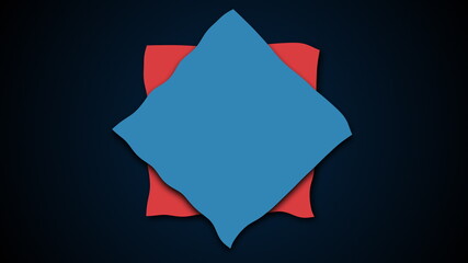 Poster - Computer generated a abstract web background. 3D render of liquid square forms