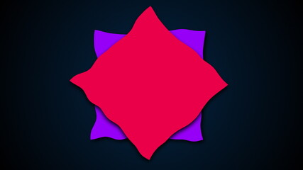 Poster - Computer generated a abstract web background. 3D render of liquid square forms