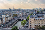 Fototapeta Sypialnia - Paris city panorama in daytime