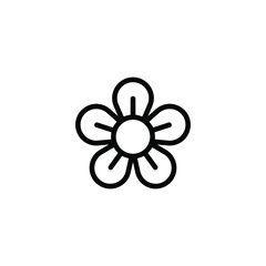 Canvas Print - flower icon design template vector