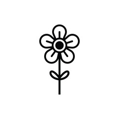 Canvas Print - flower icon design template vector